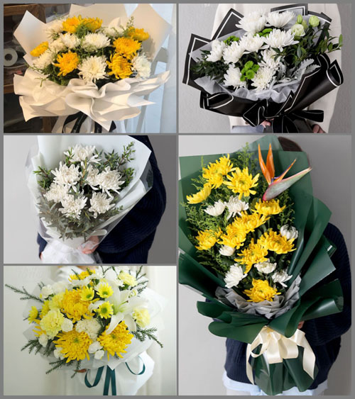 广东深圳市龙岗区南湾街道厦村社区白事花束代送